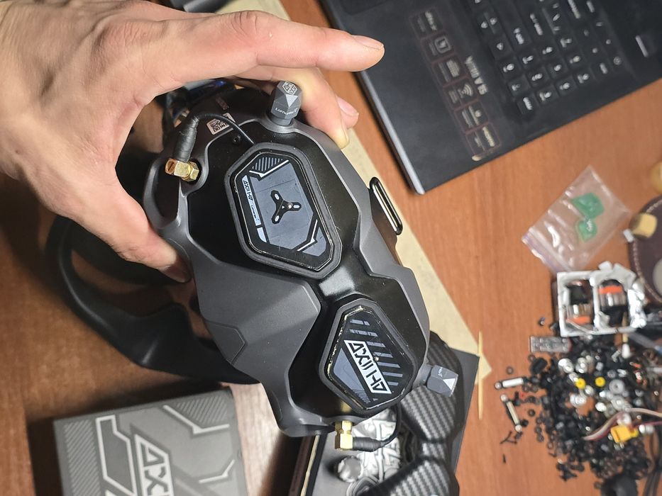 Цифрові FPV окуляри DJI Goggles V2+ антени iFlight Crystal і Lumenier