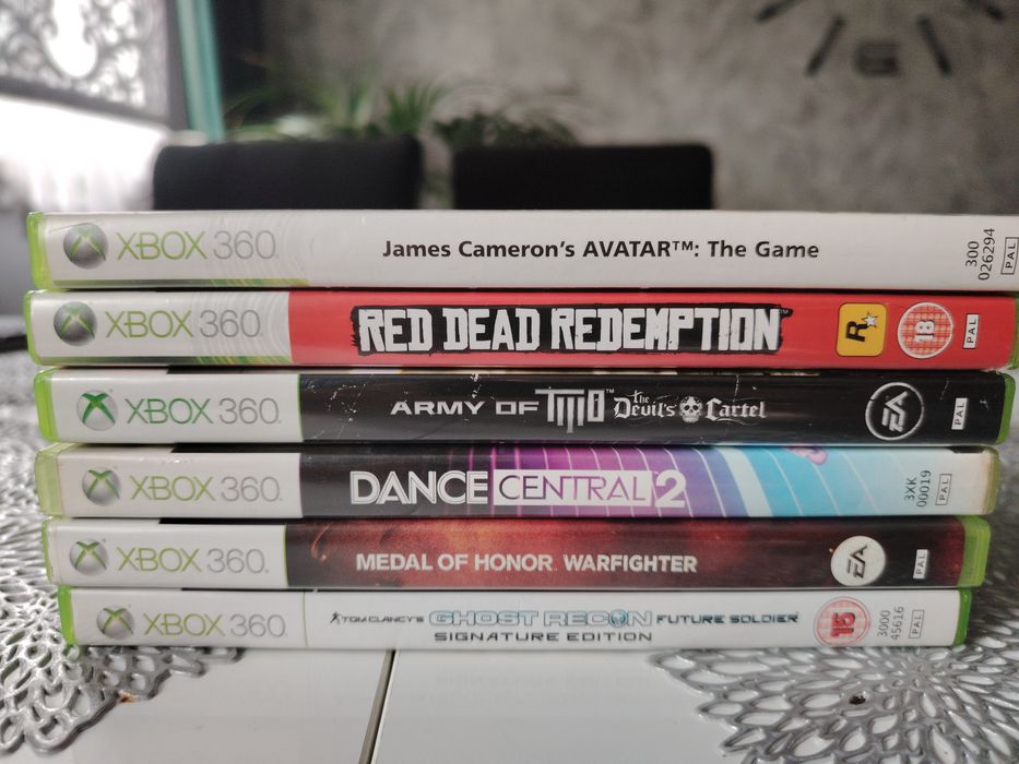 Płyty gier na xbox 360