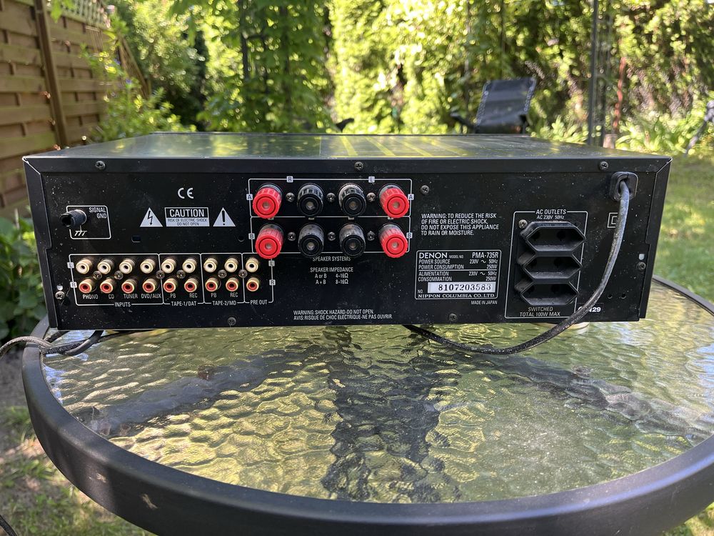 Wzmacniacz denon PMA 735R phono