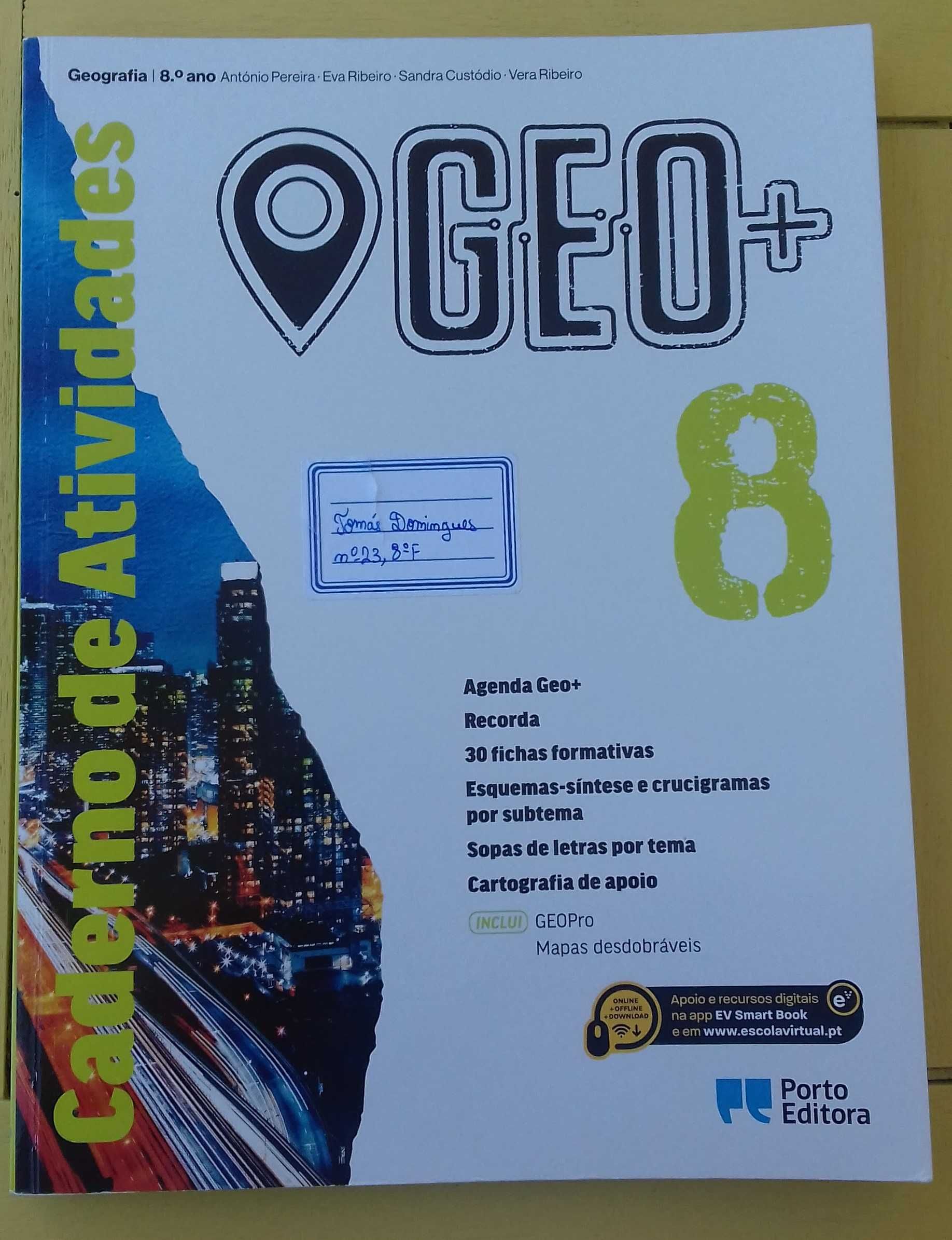 Caderno de Atividades Geo+ 8ºano