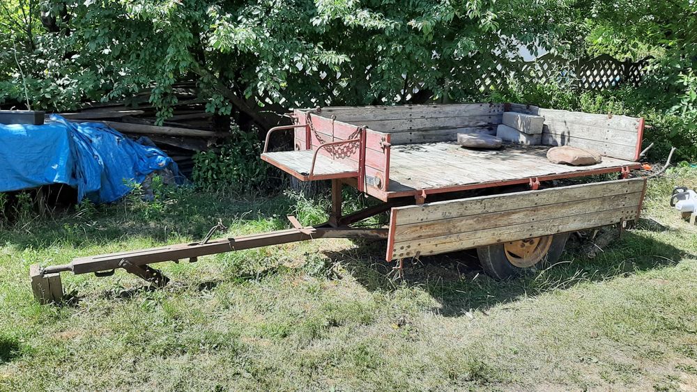 Zabytkowa przyczepa do ciągnika Ursus P308, Rocznik 1959