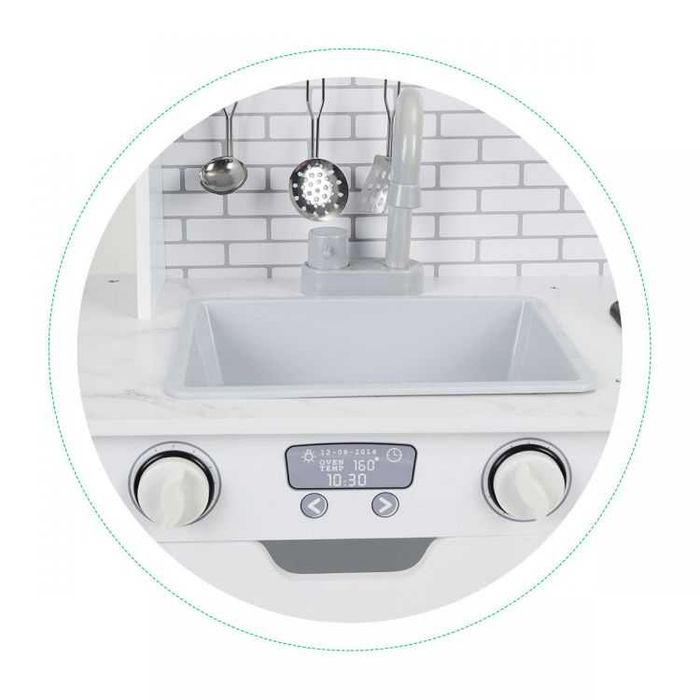 Кухня дитяча дерев'яна Ecotoys PLK537, звукові та світлові ефекти