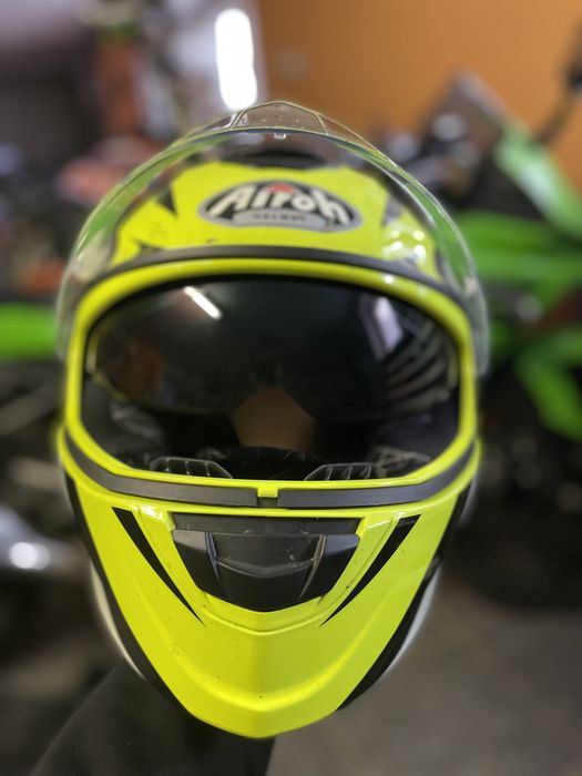 Kask Airoh L neon zielony