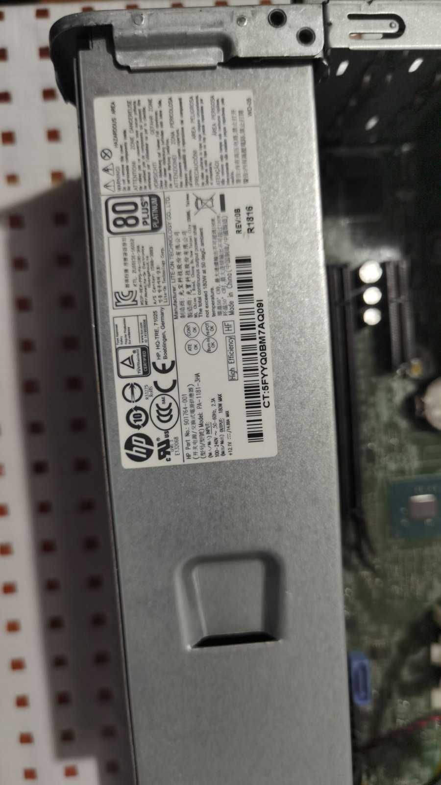 Мини-ПК HP 600 G3 SFF разбор