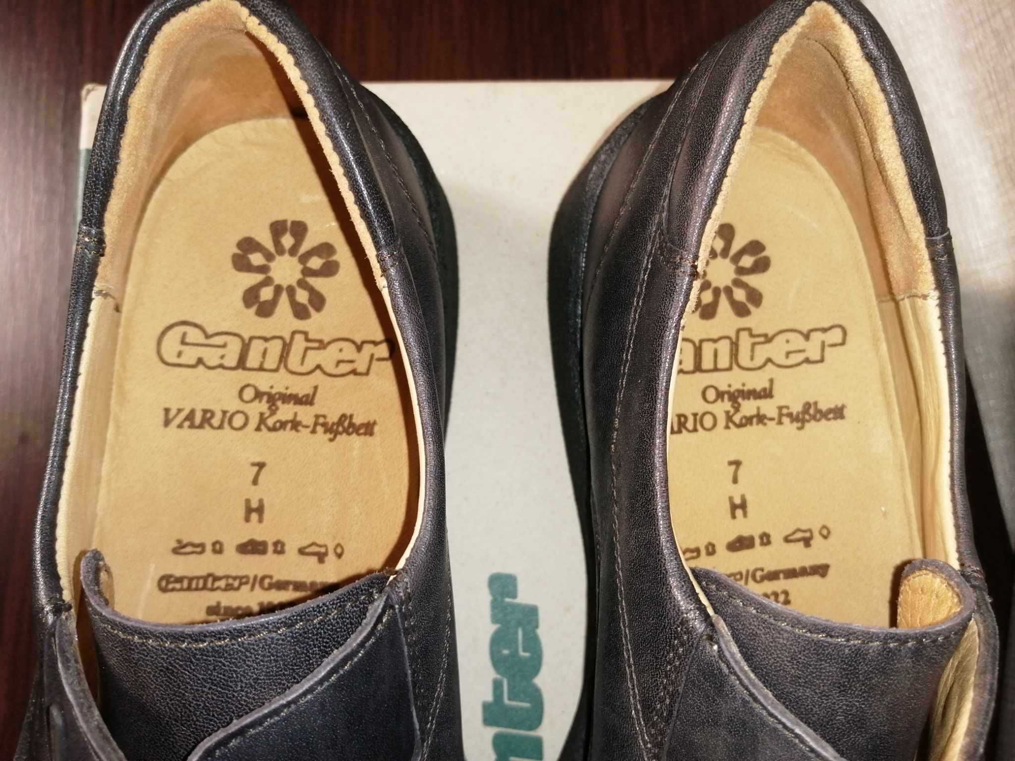 GANTER Harry Nowe Buty Skórzane Ortopedyczne 40,5H Unisex Oryginalne