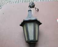 Lampa wisząca, zewnętrzna, plastikowa, 45x21 cm, 690 g, używana
