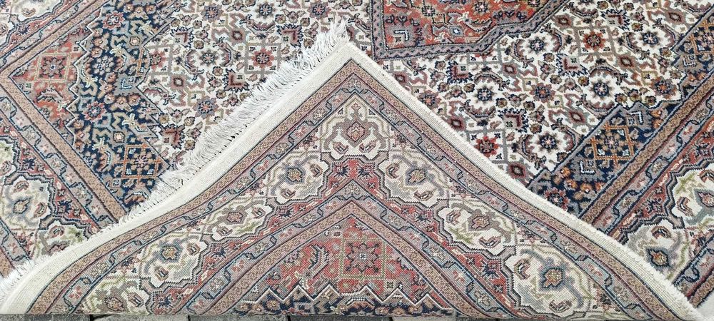 Bidjar ręcznie tkany dywan wełniany 260 x 166 cm wełna piękny