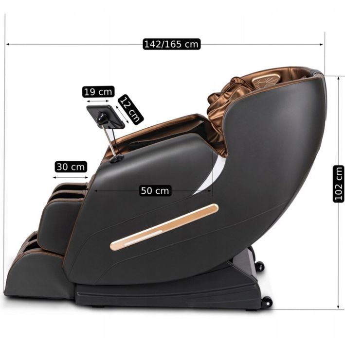 Масажне крісло  Mebel  ELIT VX MAX коричневе, бежеве, чорне, сіре