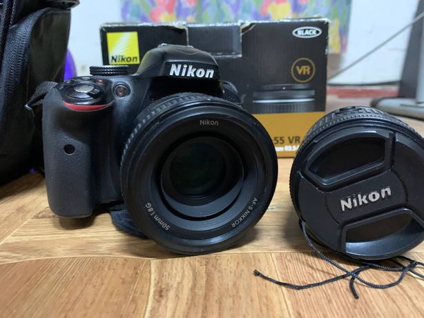Nikon d3300 + 2 обьектива + карта памяти + чехол
