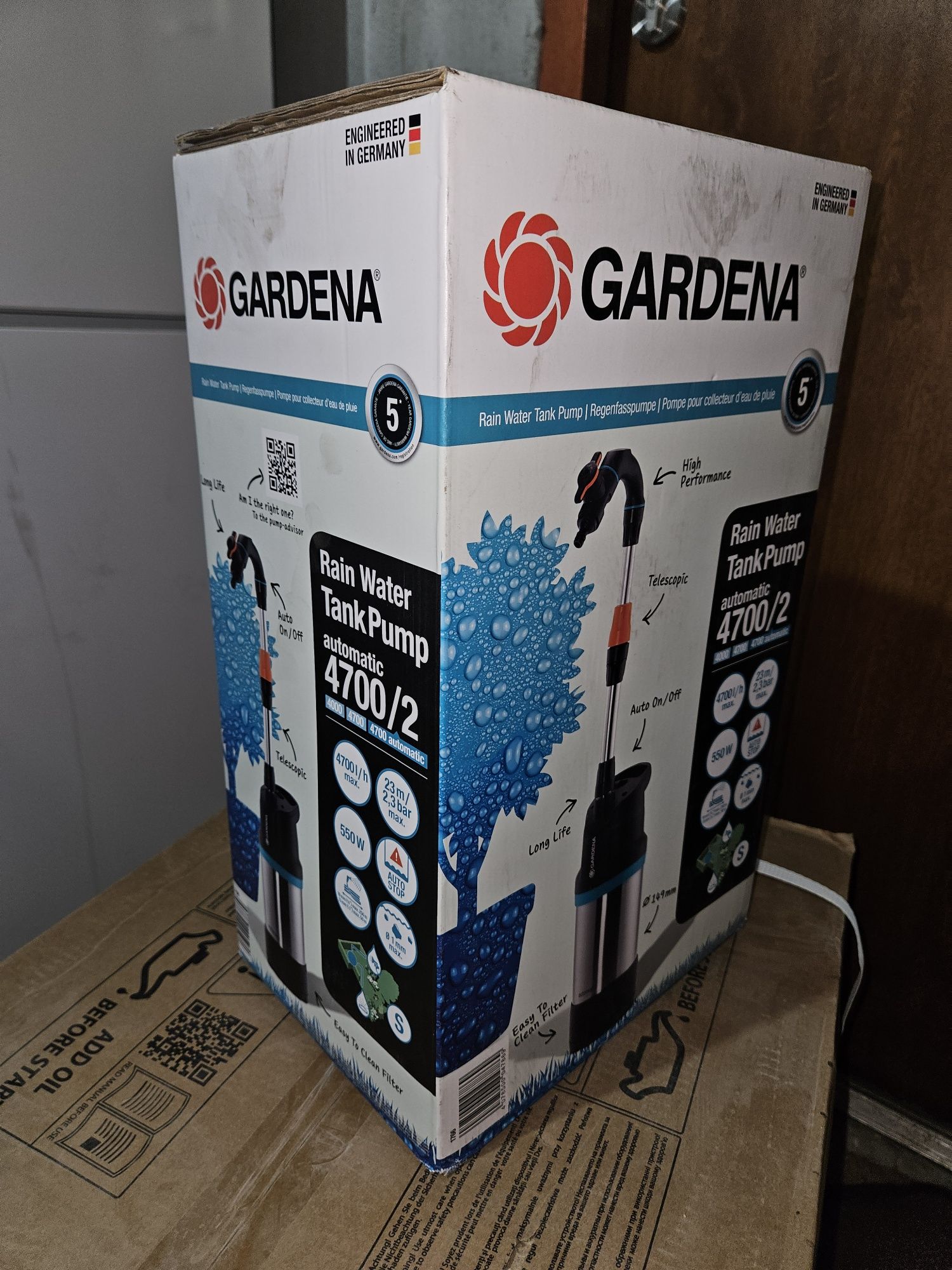 Pompa głębinowa do wody deszczowej GARDEN