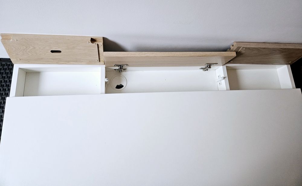 Biurko Omni Paged szuflady półki