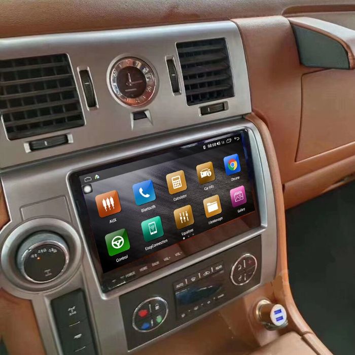 Магнитола H2 Hummer H3 Хаммер Н2 Н3 2 дин Навигация CarPly Android 14