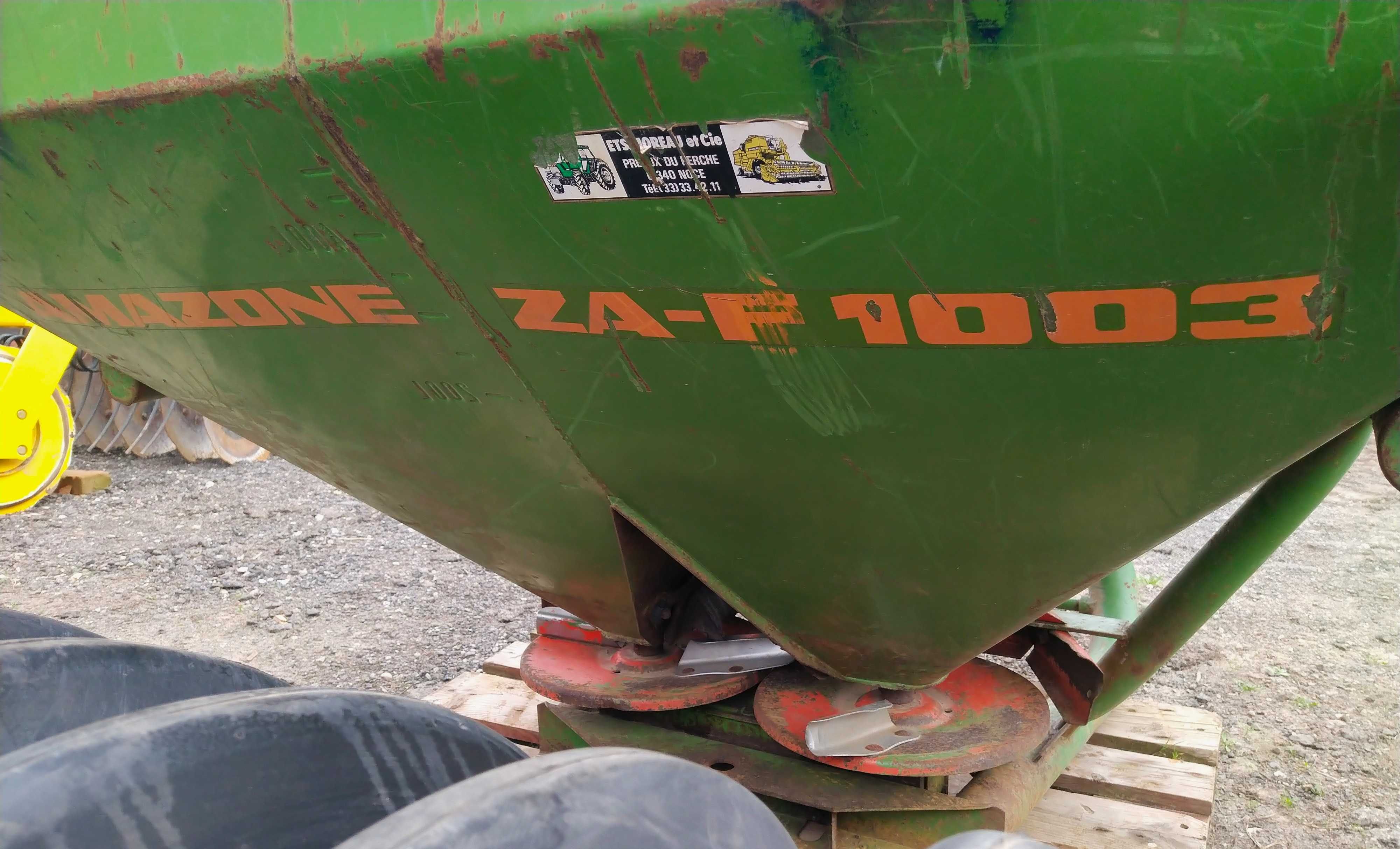 Rozsiewacz nawozu nawozów Amazone ZAF ZA-F 1003 dwutalerzowy ZAE Rauch