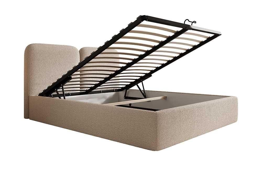 Łóżko tapicerowane DANTE SLIM DARMOWA DOSTAWA z pojemnikiem na pościel