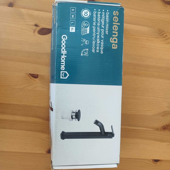 Bateria łazienkowa Selenga Good Home czarny mat