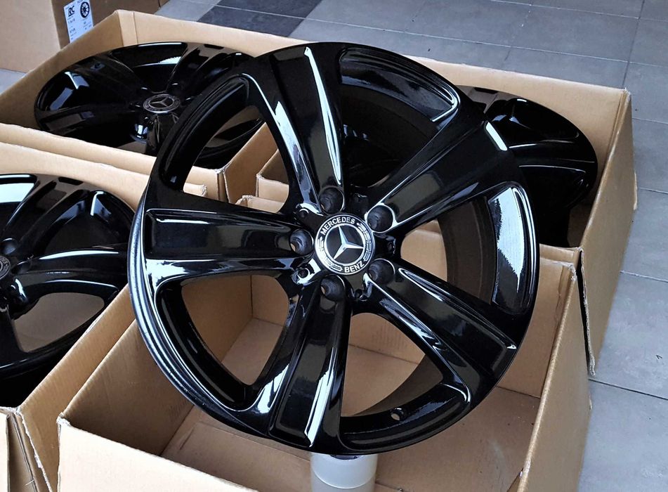 Alufelgi 18 5x112 Czarne Mercedes C E S V CLA CLK GLK GLC ML Vito 506#