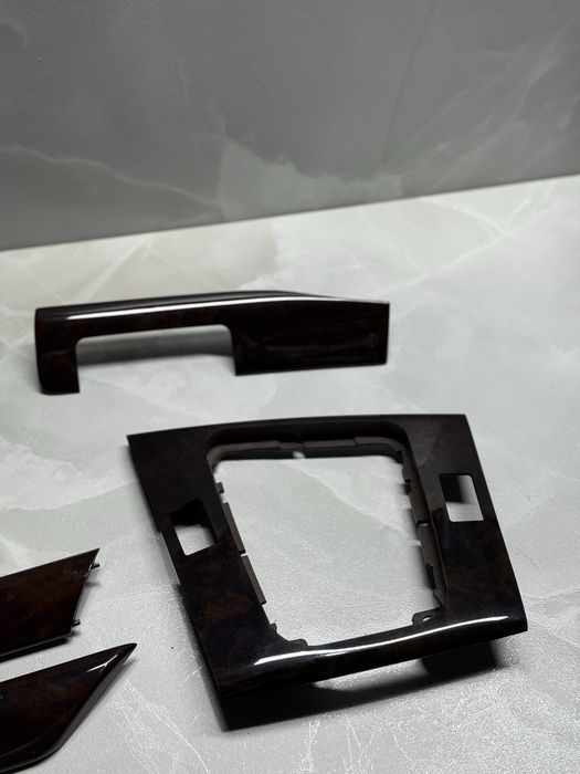 BMW E46 Декор Салону Дерево 2 склопідйомники Темне дерево декор салона