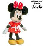Peluche Minnie em vestido vermelho 39cm