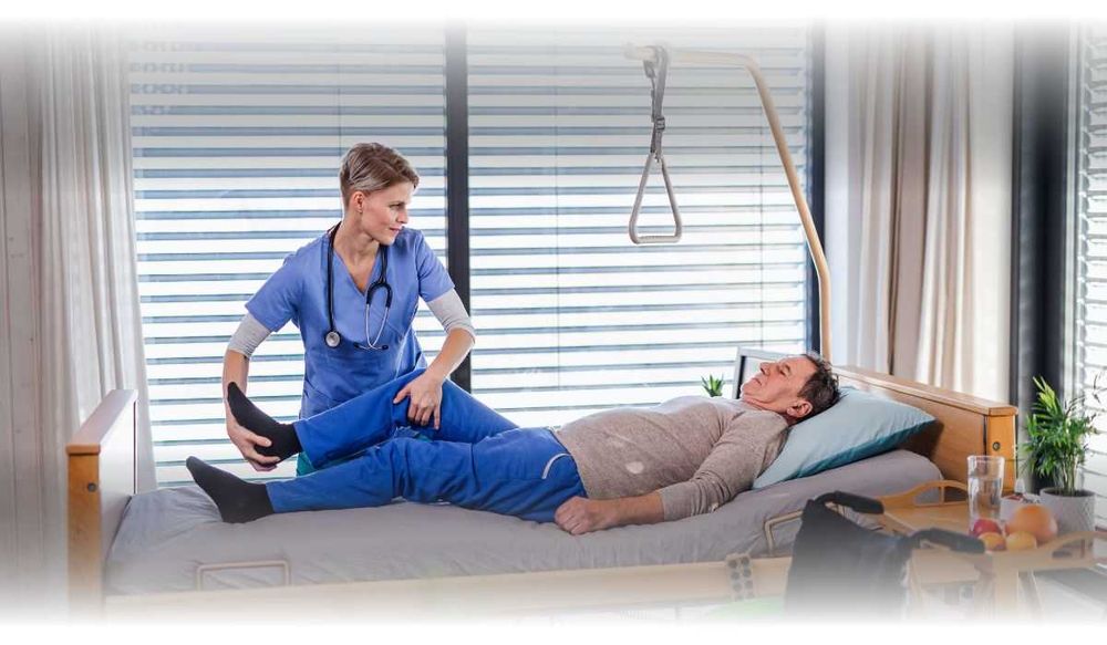 Wysięgnik Do Łóżka Uchwytem Trójkątnym Do Łóżek Rehabilitacyjnych