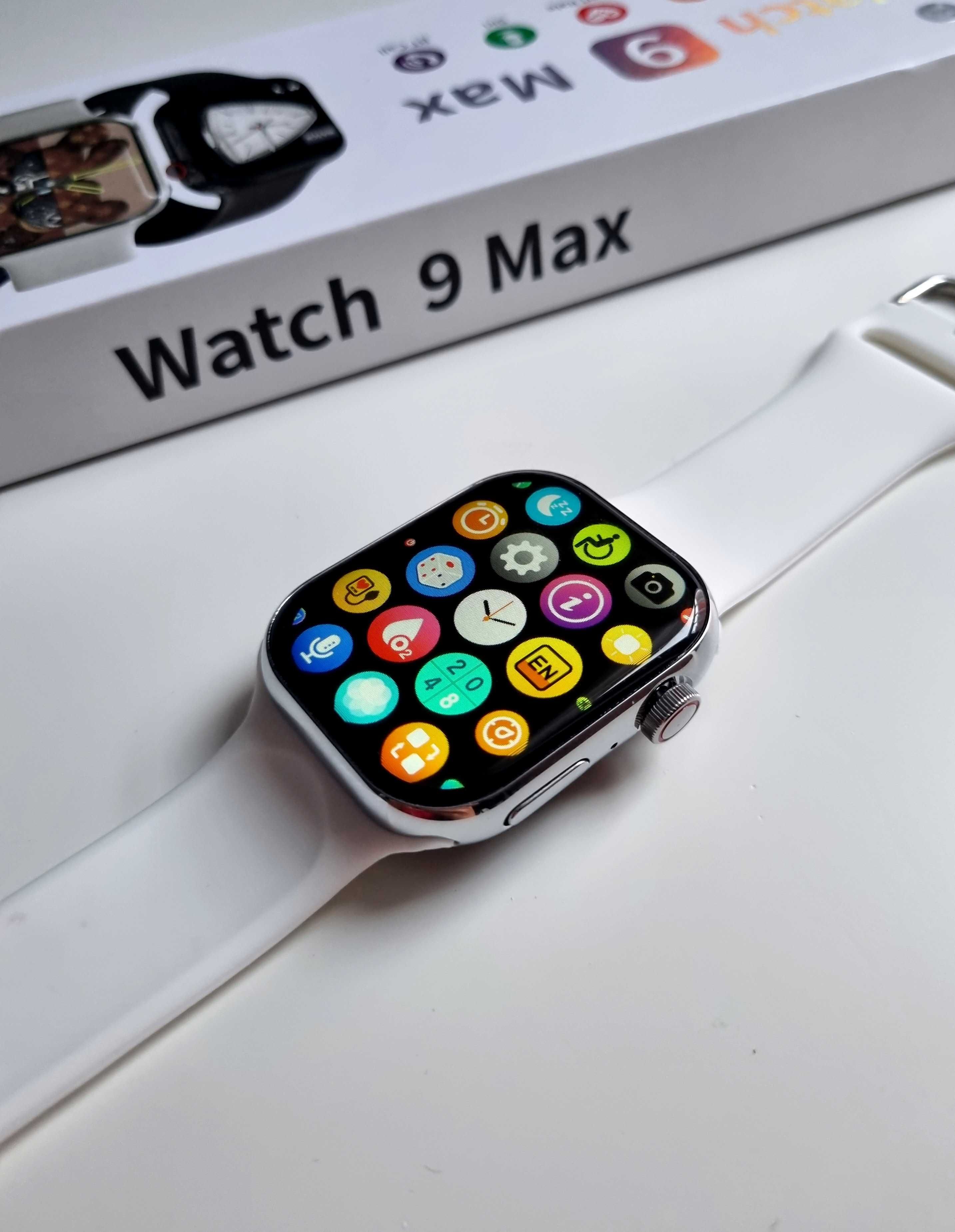 Smartwatch 9 Max biały pasek