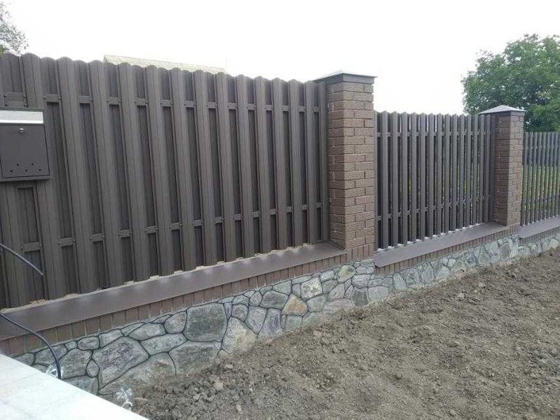 Штакетник  Штахетник Паркан з Штахет Металеві Штахети Київ