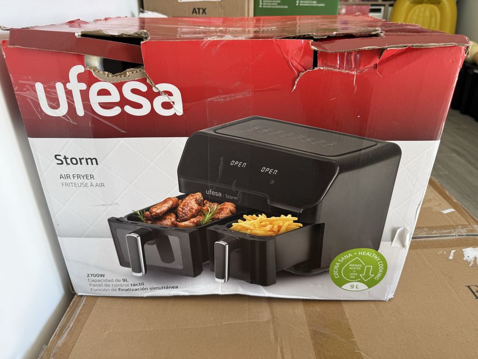 Fritadeira Air Fryer Ufesa Nova 9 litros