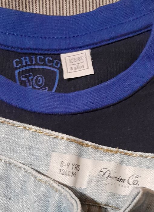 Calções e tshirt rapaz 8 anos