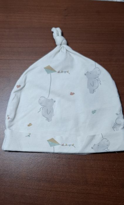 Czapeczka H&M  r.74 6-9 mc smerfetka