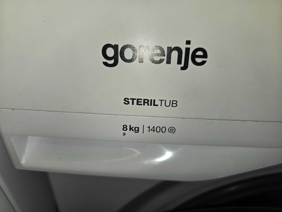 Pralka Gorenje 8 kg 1600obr/min, Gwar. Silnik inventer, Pranie parowe.