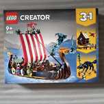 LEGO 31132 Creator 3w1 - Statek wikingów i wąż z Midgardu