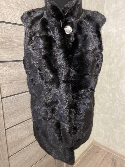 Норковая жилетка бу