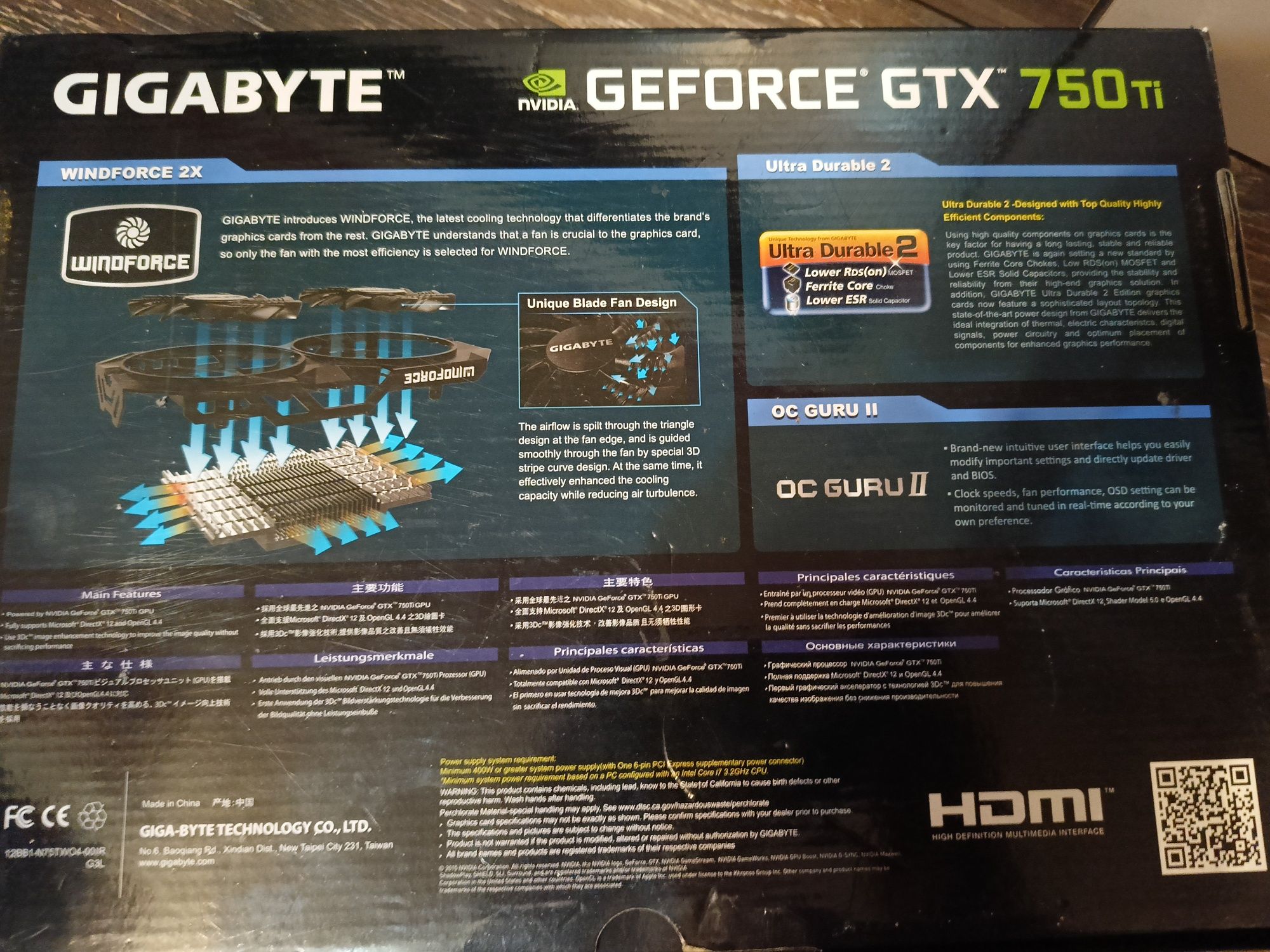 Karta graficzna Gigabyte GTX 750Ti 4gb
