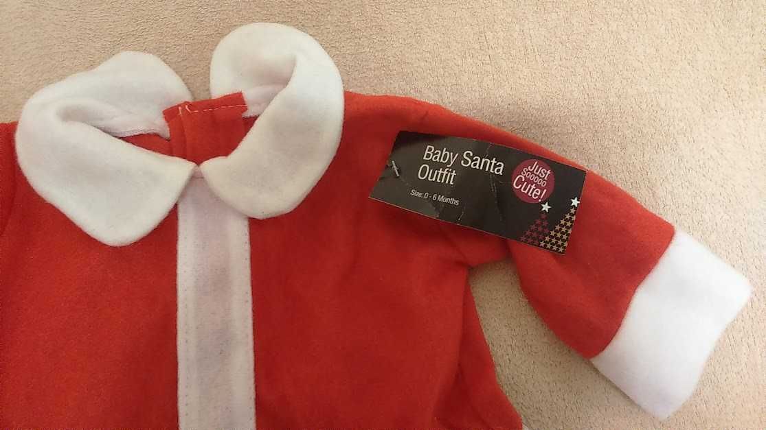 Baby Santa 0-6 mc Mikołaj przebranie