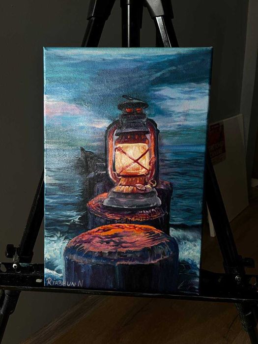 obraz olejny na płótnie 20*30