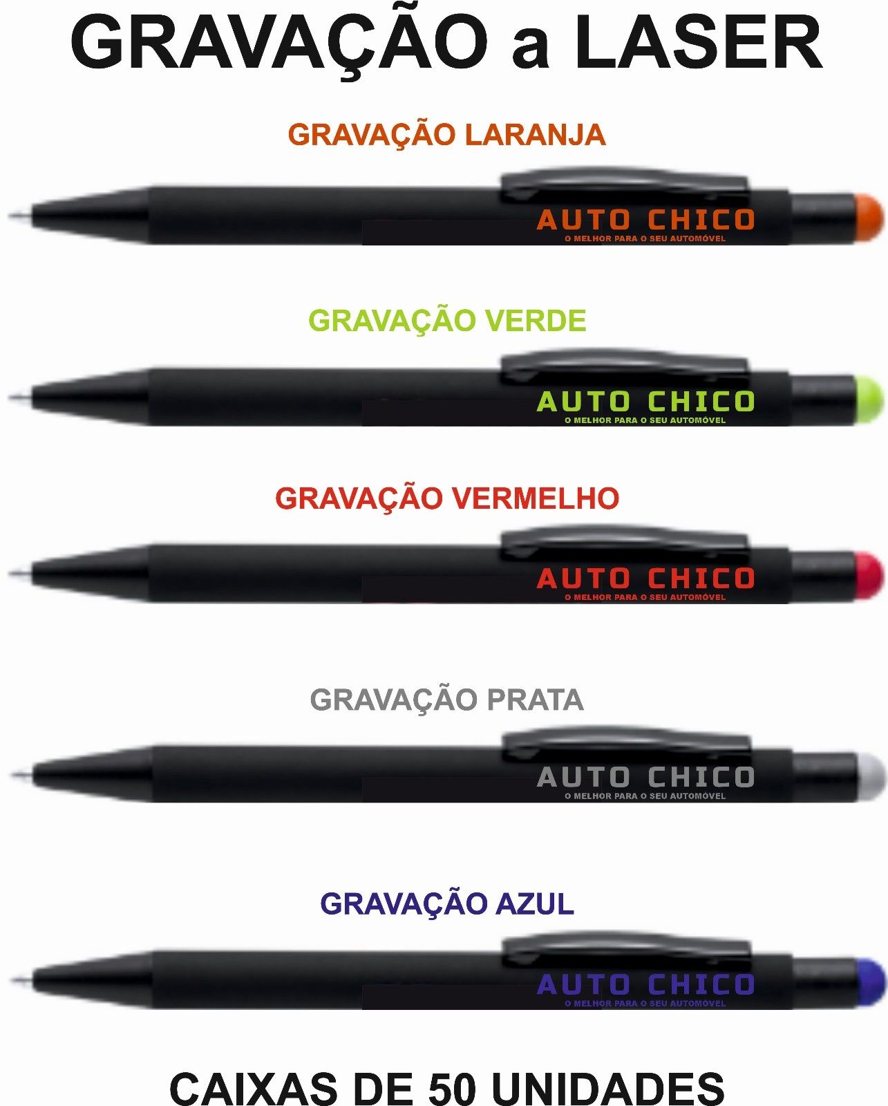 Canetas personalizadas para dar visibilidade ao seu negócio