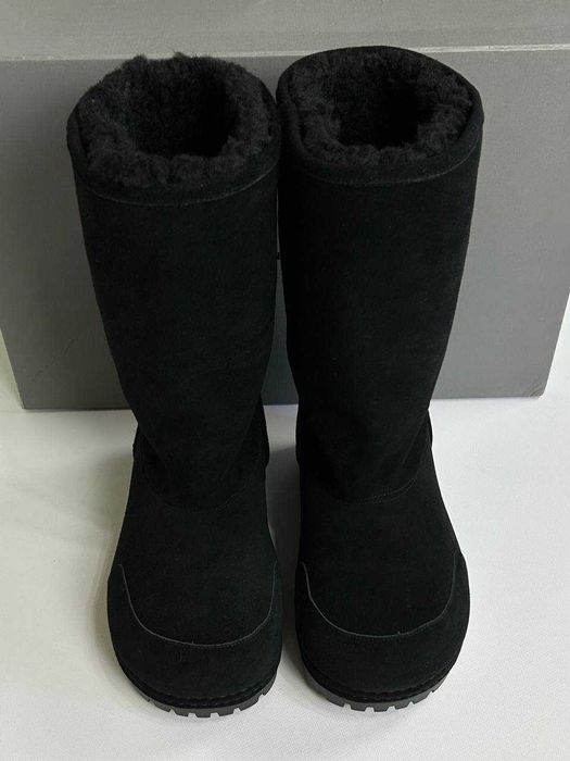 BALENCIAGA ALASKA High Fur Boots black ботинки чоботи чорні сапожки 42