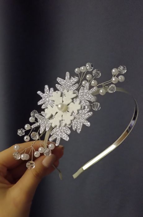 Костюм сніжинка, обруч сніжинка.