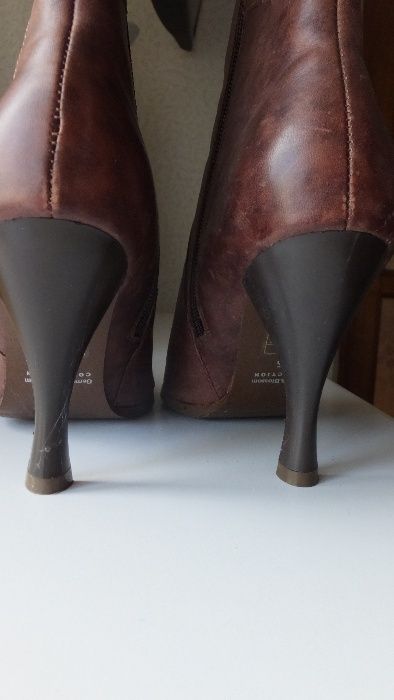 р. 36 сапоги демисезонные кожаные стелька 23,5см