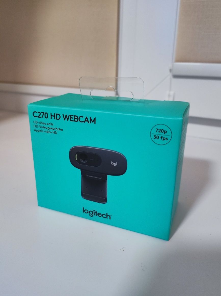 Веб-камера Logitech HD C270, вебкамера з мікрофоном, вебка для комп'ют