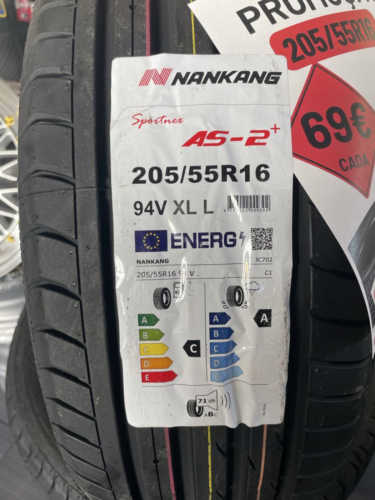Pneus 205/55R16 Nankang novos