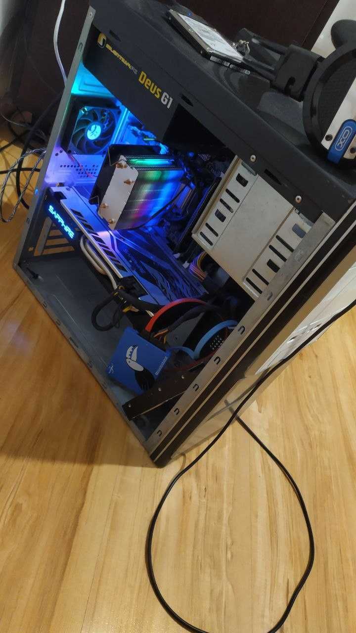 комп сетап, i5370 16gb rx580, монитор, устройства ввода