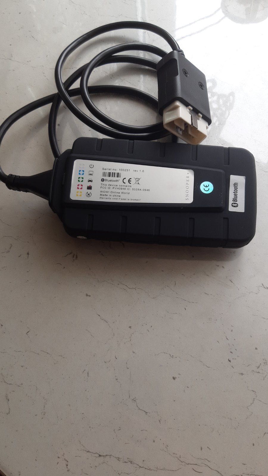 Продам отличный мульти сканер  wow snooper v5 bluetooth для авто