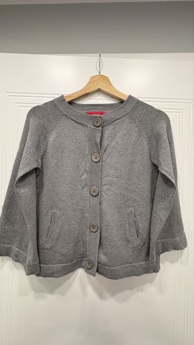 Szary sweter z rękawem 3/4, CARRY