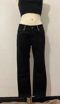 Spodnie Jeansy Multiblu czarne z kryształkami Rozmiar M W36L30 SLIM
