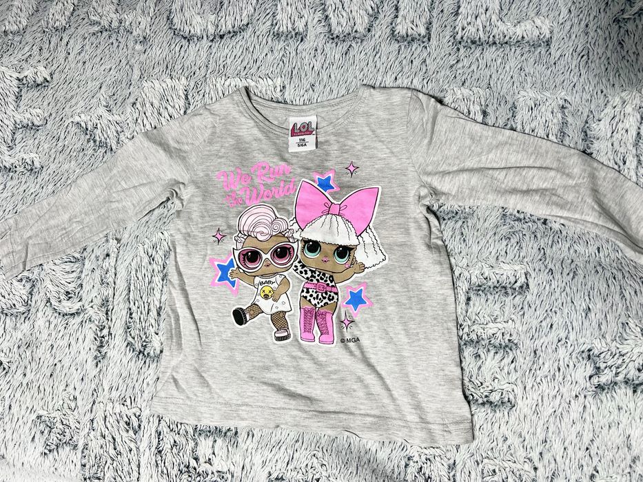 Piżama bluzka z długim rękawem t-shirt Lol l.o.l surprise r 116