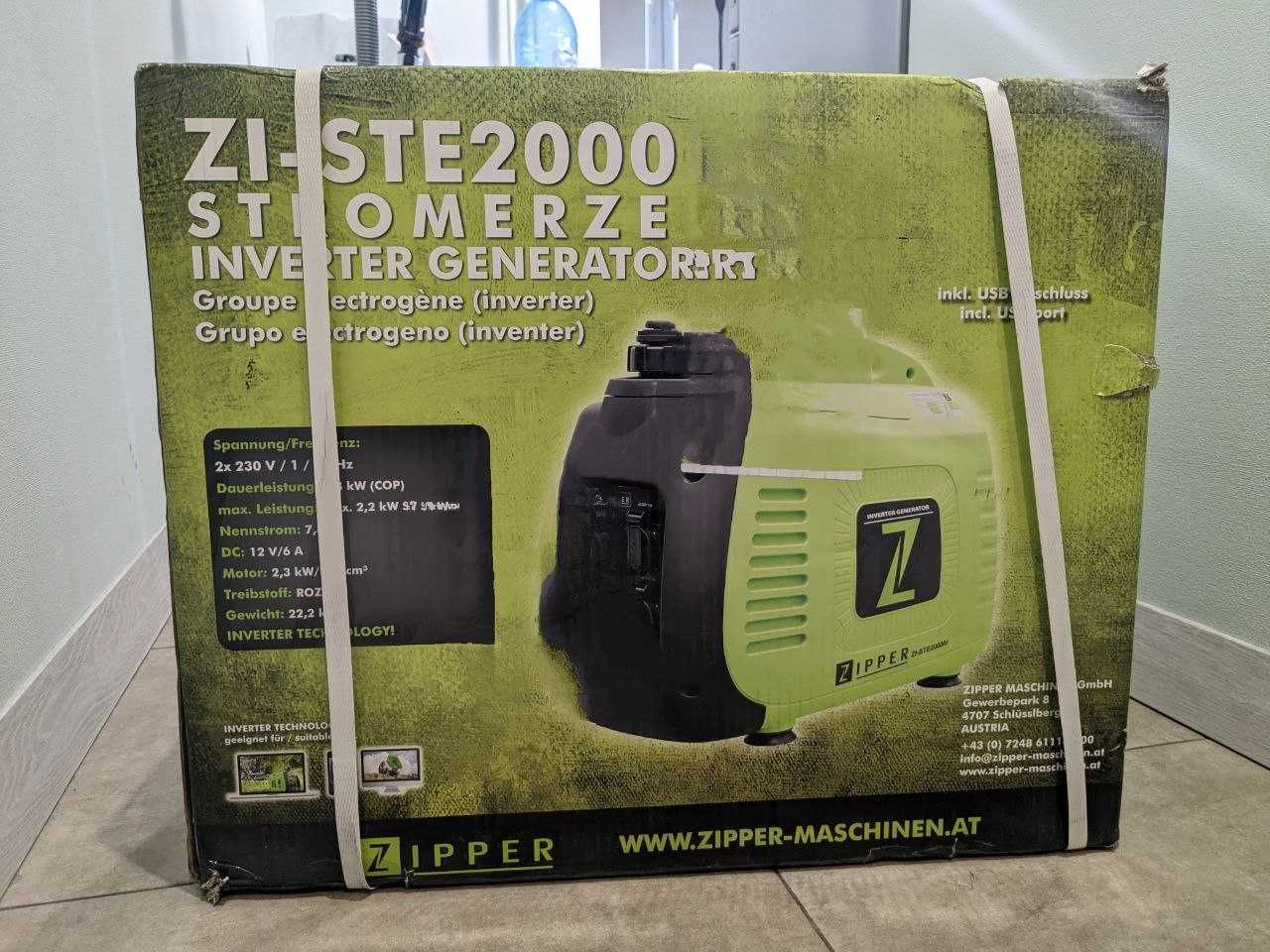 Інверторний генератор Zipper ZI-STE2000IV (В НАЯВНОСТІ !)
