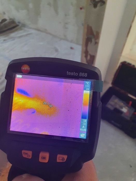 Szukanie LOKALIZACJA Wycieków Wycieku WYKRYWANIE Przecieku Wody