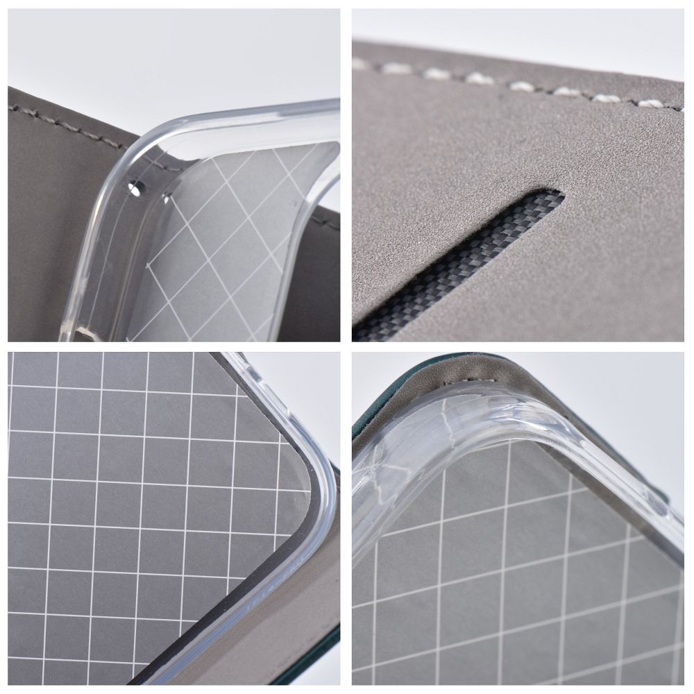 Etui Kabura Smart Magneto Do Samsung A55 Ciemnozielony