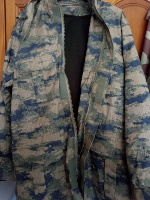 Parka militar camuflagem M2008 uniforme de combate Força Aérea Turquia