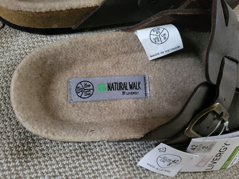 Сабо. Тапочки зимові. Шкіра